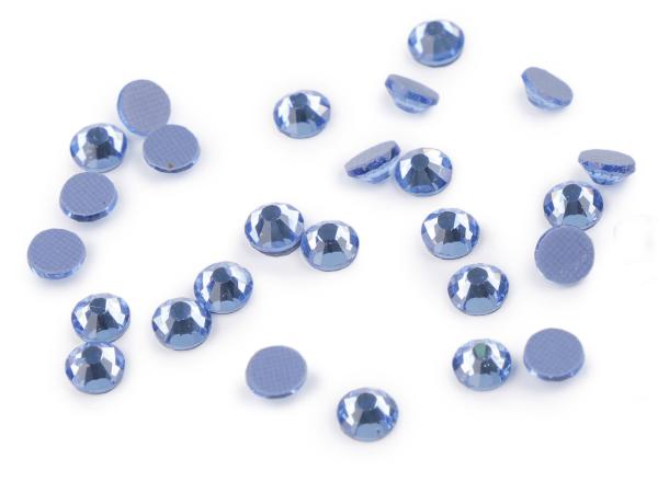 Hot Fix Strass-Steine Blau Ø 4-5mm